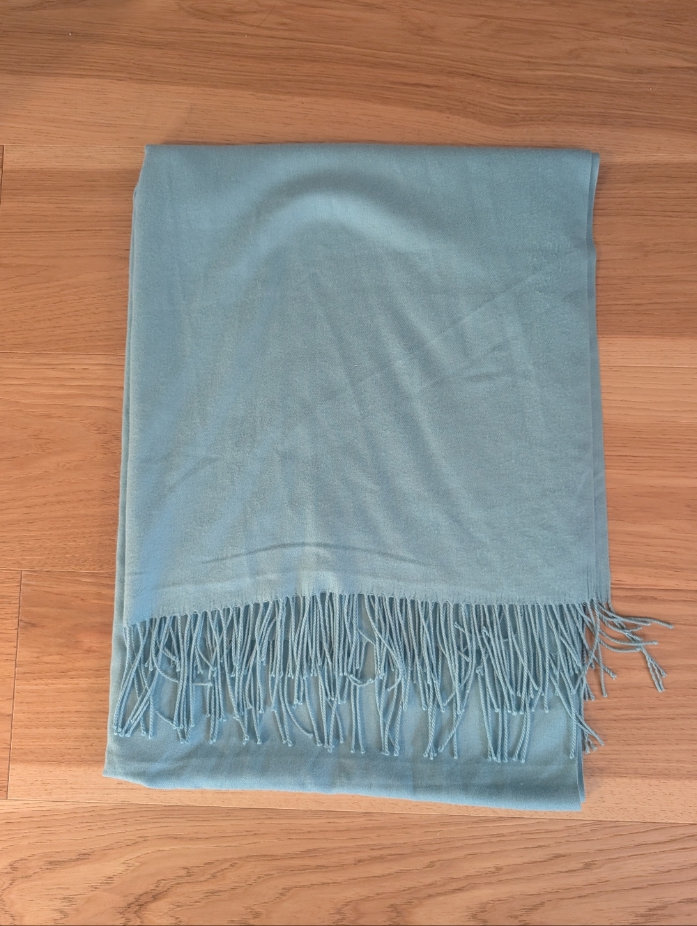 Light Blue Blanket Scarf